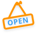 Open Sign Icon